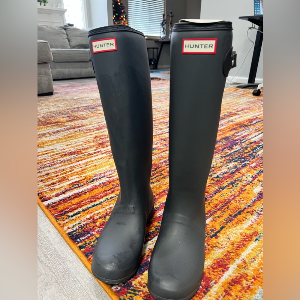 Hunter womens boots size 8